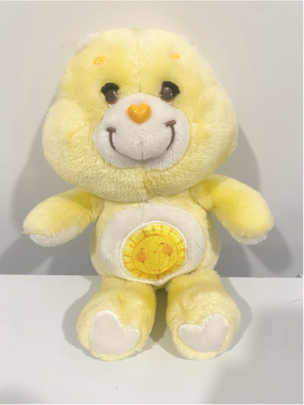 Vintage 1983 Kenner Care Bears Funshine Bear 13” Plush Yellow Original 80s